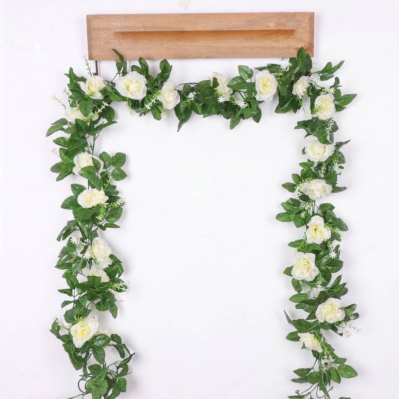 Simulation rose strip wedding vines indoor plants