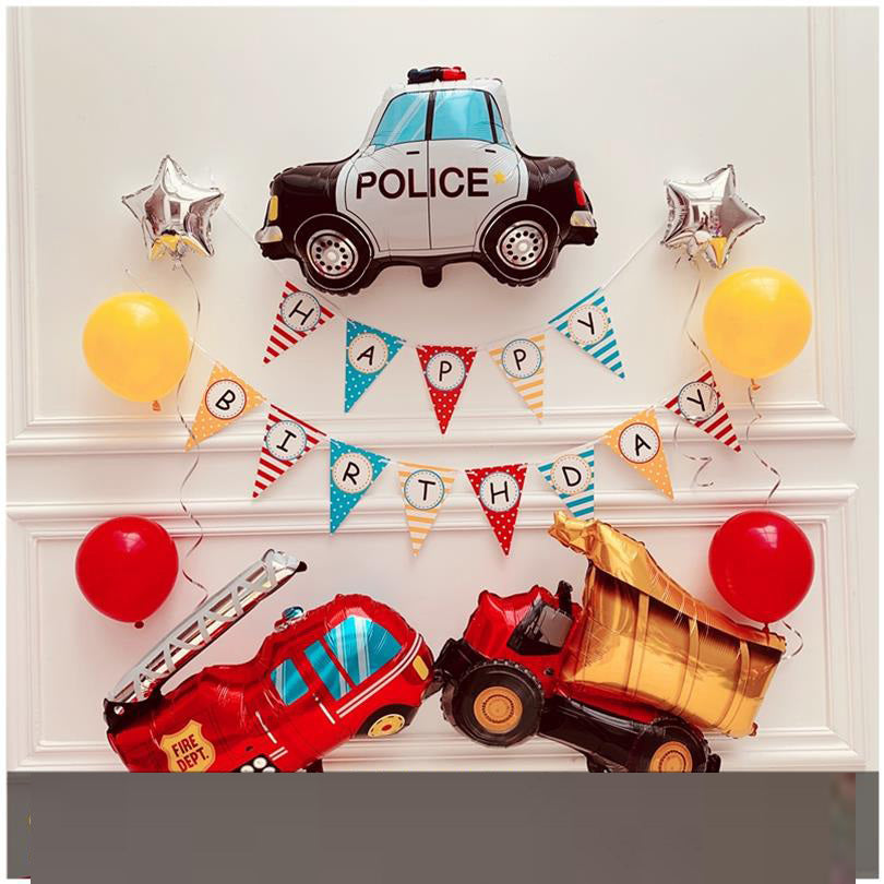 Large Birthday Balloon Transport Decoration Set