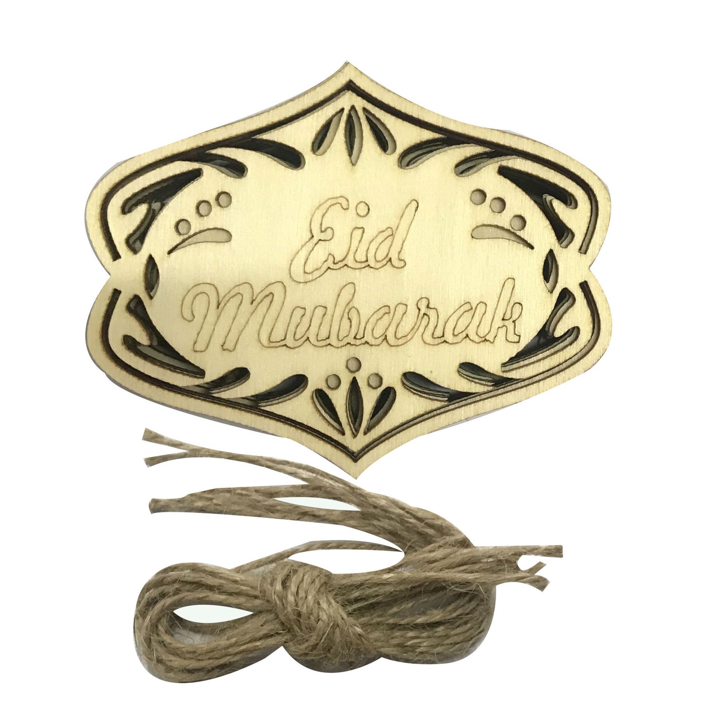 Eid wooden plaque