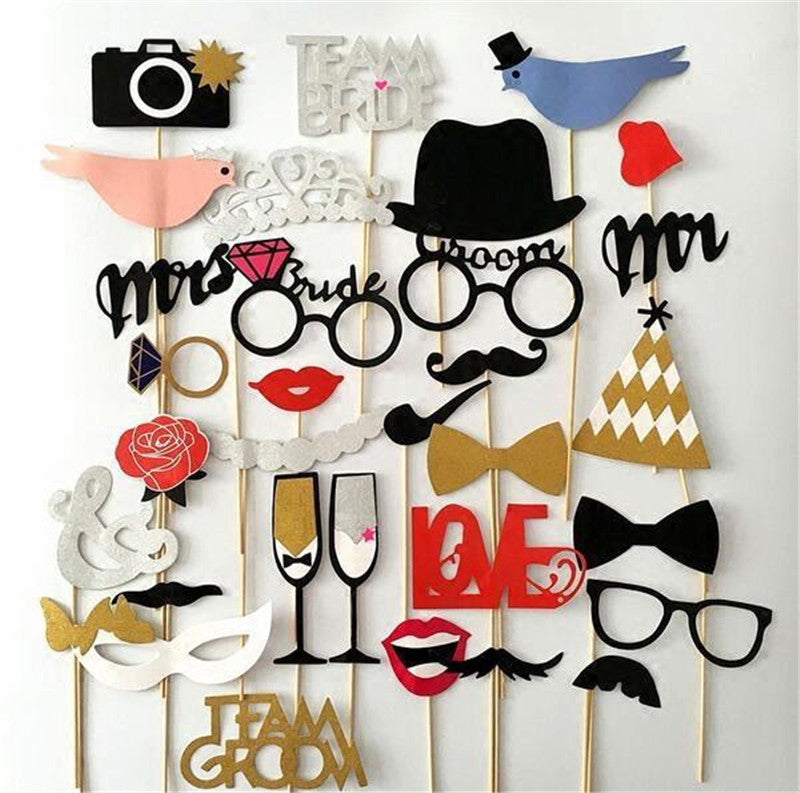 Wedding Photo Props Creative Birthday Layout Handheld
