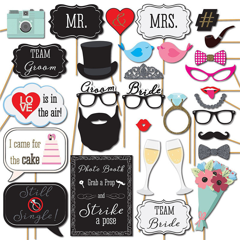 Wedding Photo Props Creative Birthday Layout Handheld