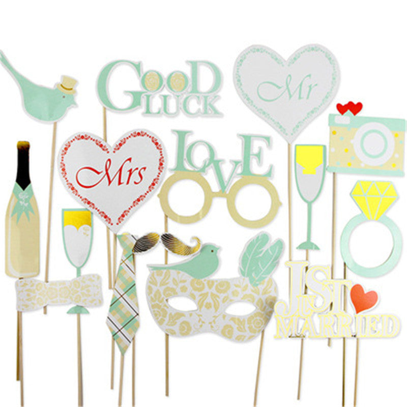 Wedding Photo Props Creative Birthday Layout Handheld
