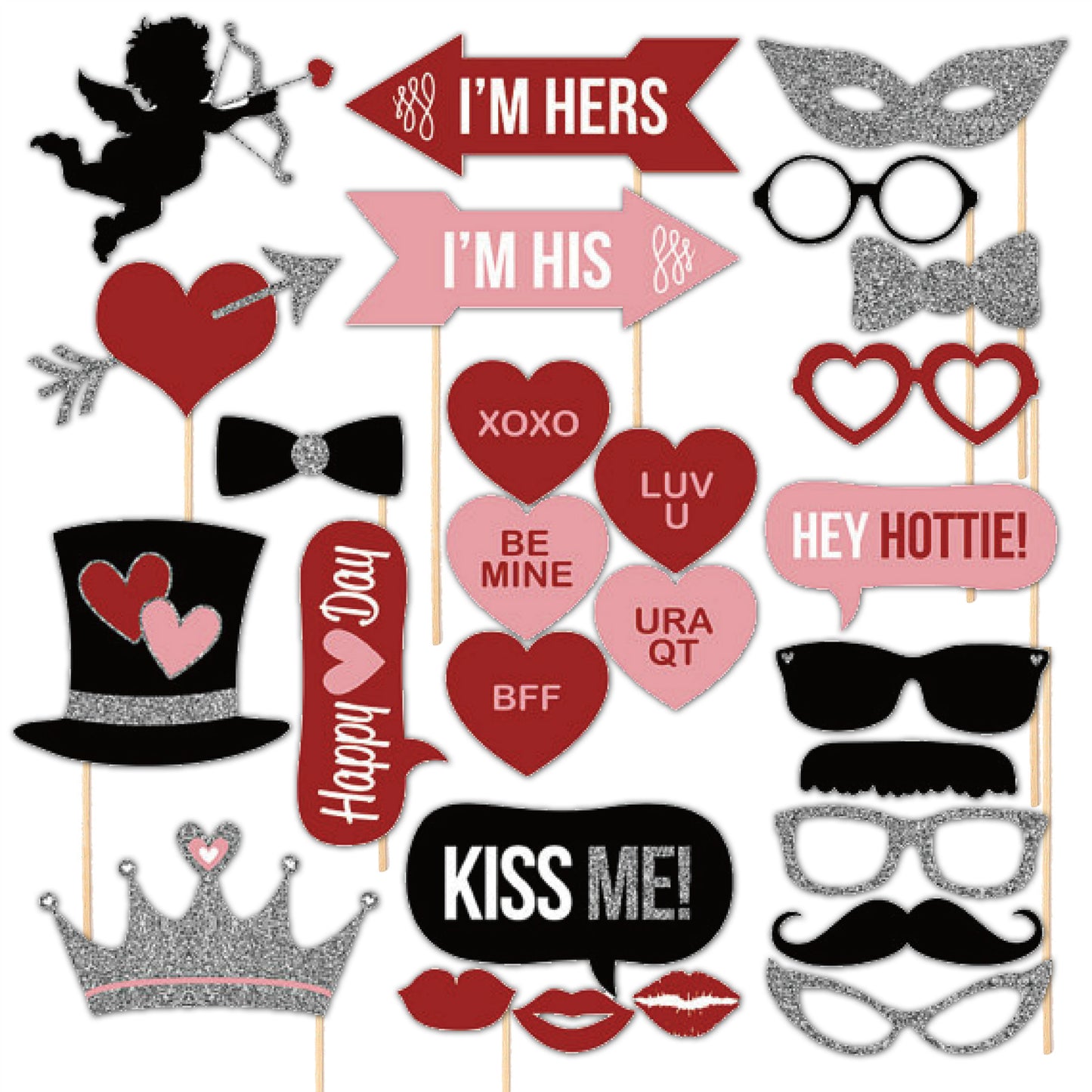 Wedding Photo Props Creative Birthday Layout Handheld