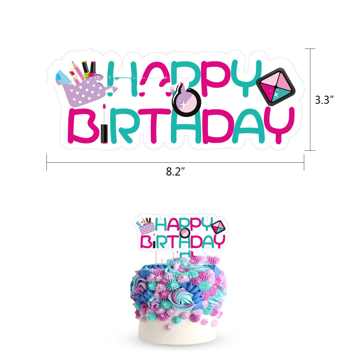 Makeup Theme Birthday Party Decor