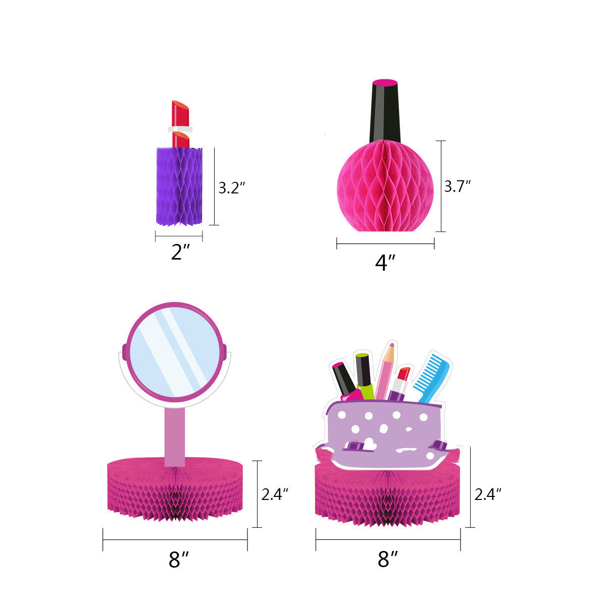 Makeup Theme Birthday Party Decor
