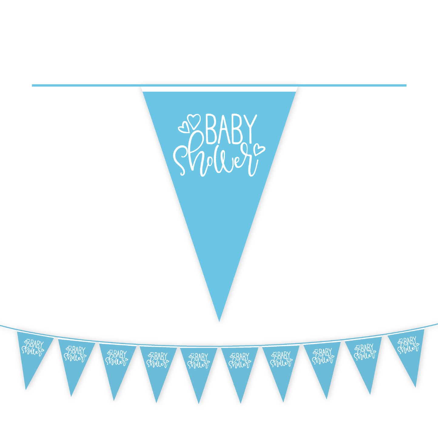 Baby Shower Boy Girl Disposable Dining Set Decoration