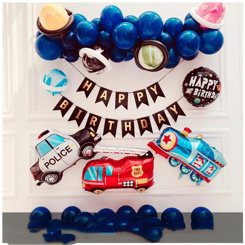 Large Birthday Balloon Transport Decoration Set