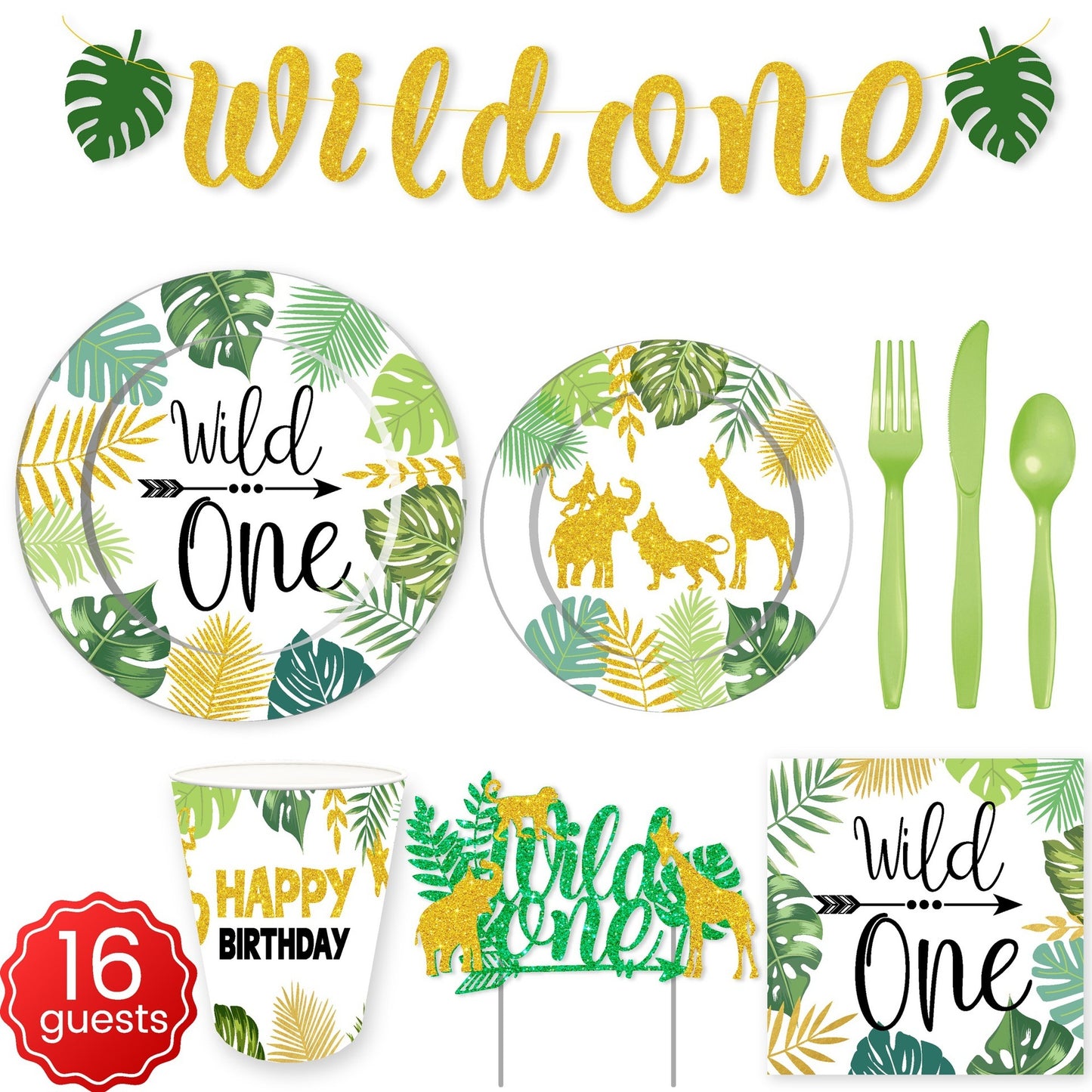 Jungle Theme Birthday Party Dining Set