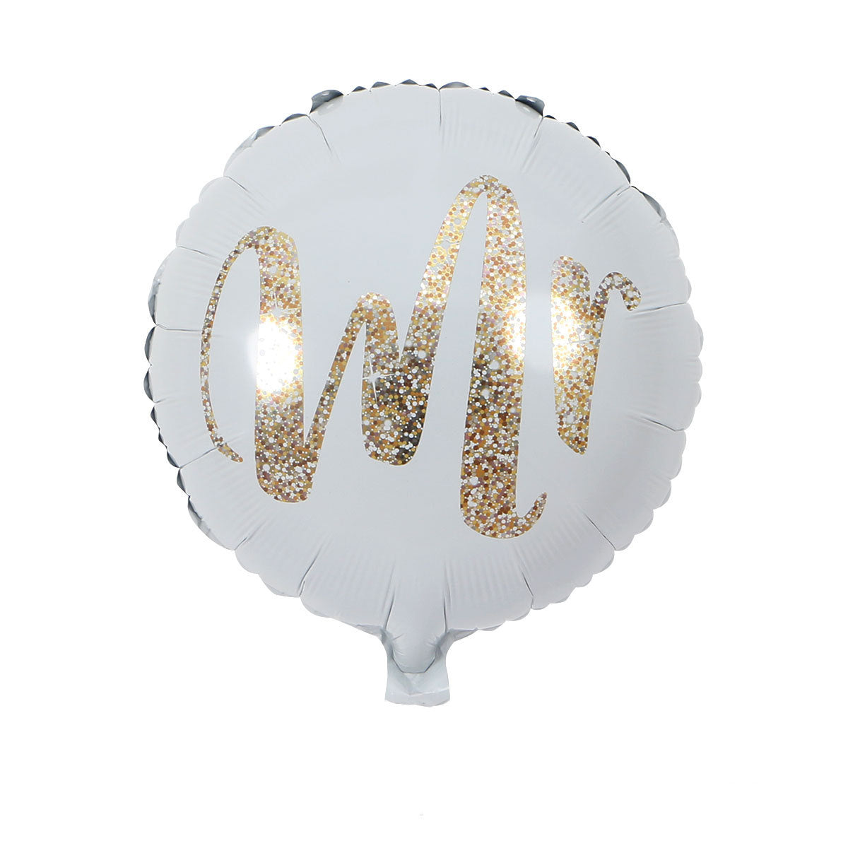 9 Pieces Set 18 Inch Gold Sequins Mr & Mrs Aluminum Film Balloon Wedding Valentine's Day Product