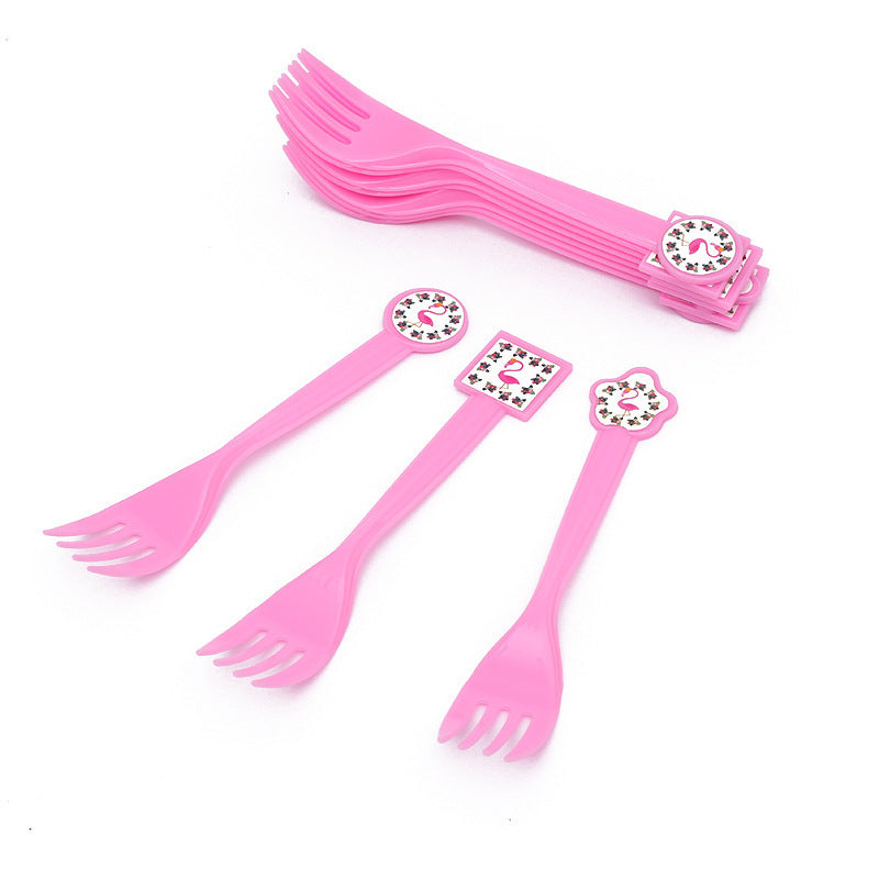 Pennant Pull Flag Return Gift Bag Tableware Set Decoration
