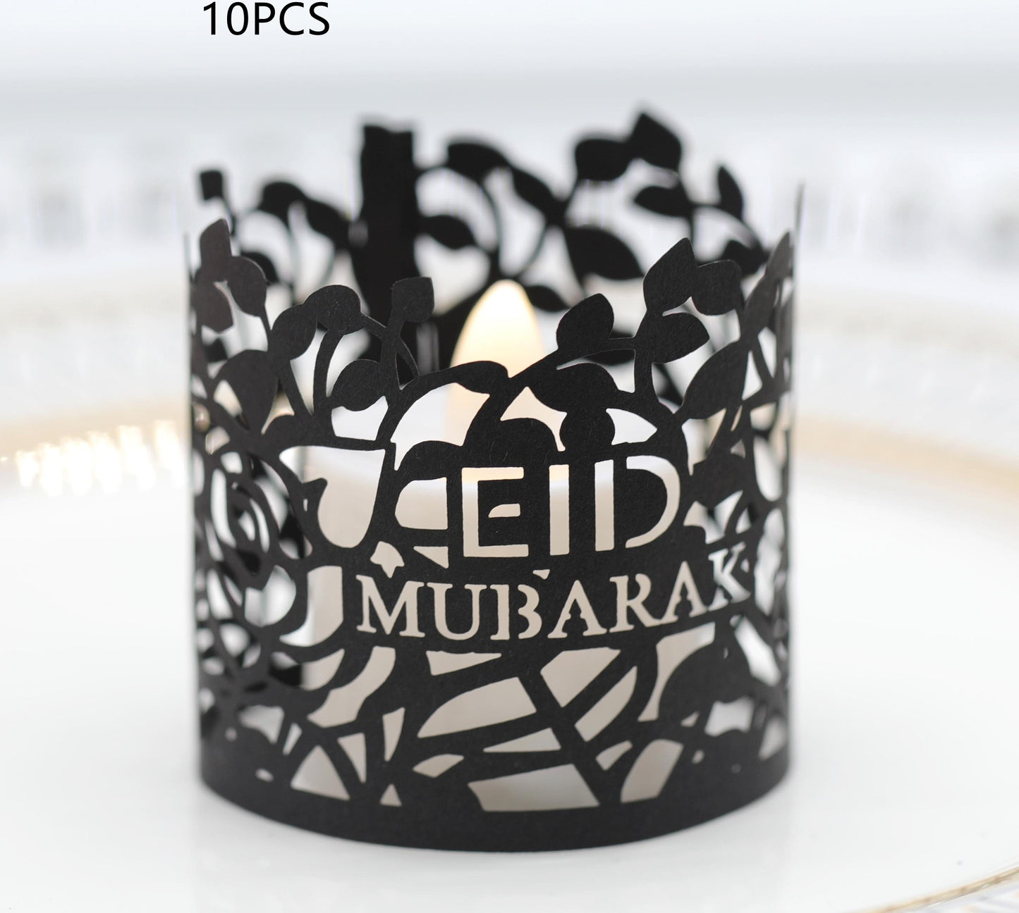 black Eid candle