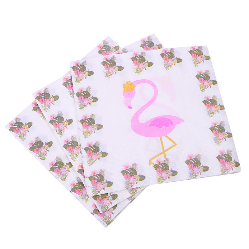 Pennant Pull Flag Return Gift Bag Tableware Set Decoration