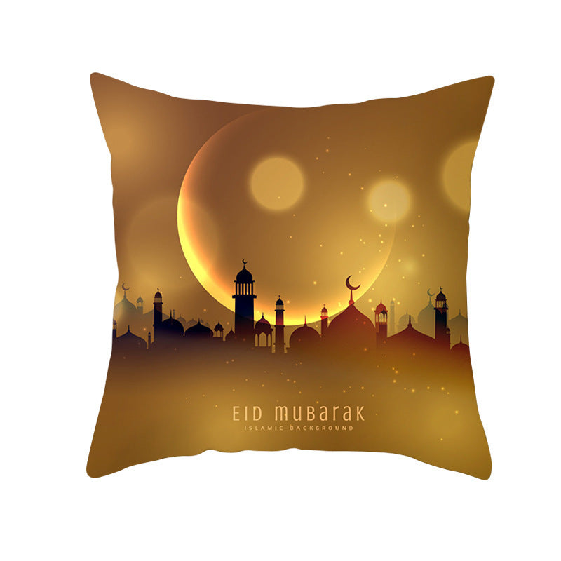 eid gold pillow