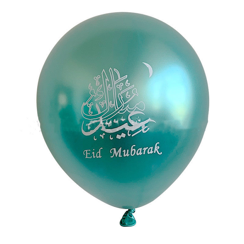 green Eid balloon