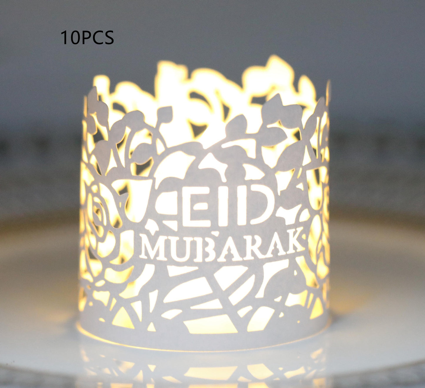 white Eid candle