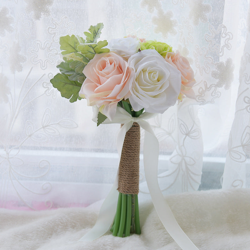 white pink bouquet