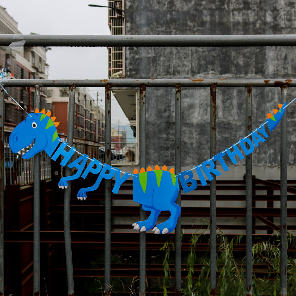 Dinosaur Birthday Party Decoration Banner