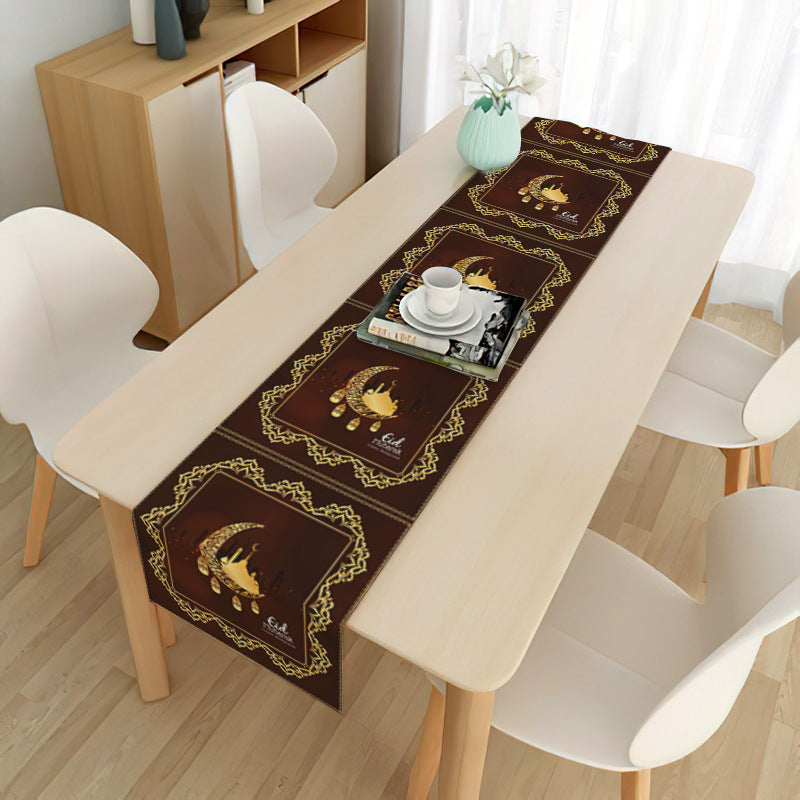 Home Muslim Ramadan Decorative Cloth Table