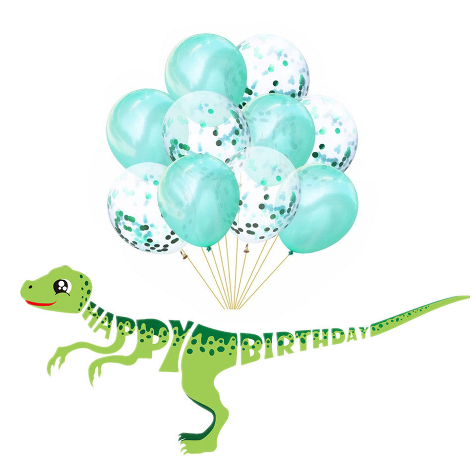 Dinosaur Birthday Party Decoration Banner