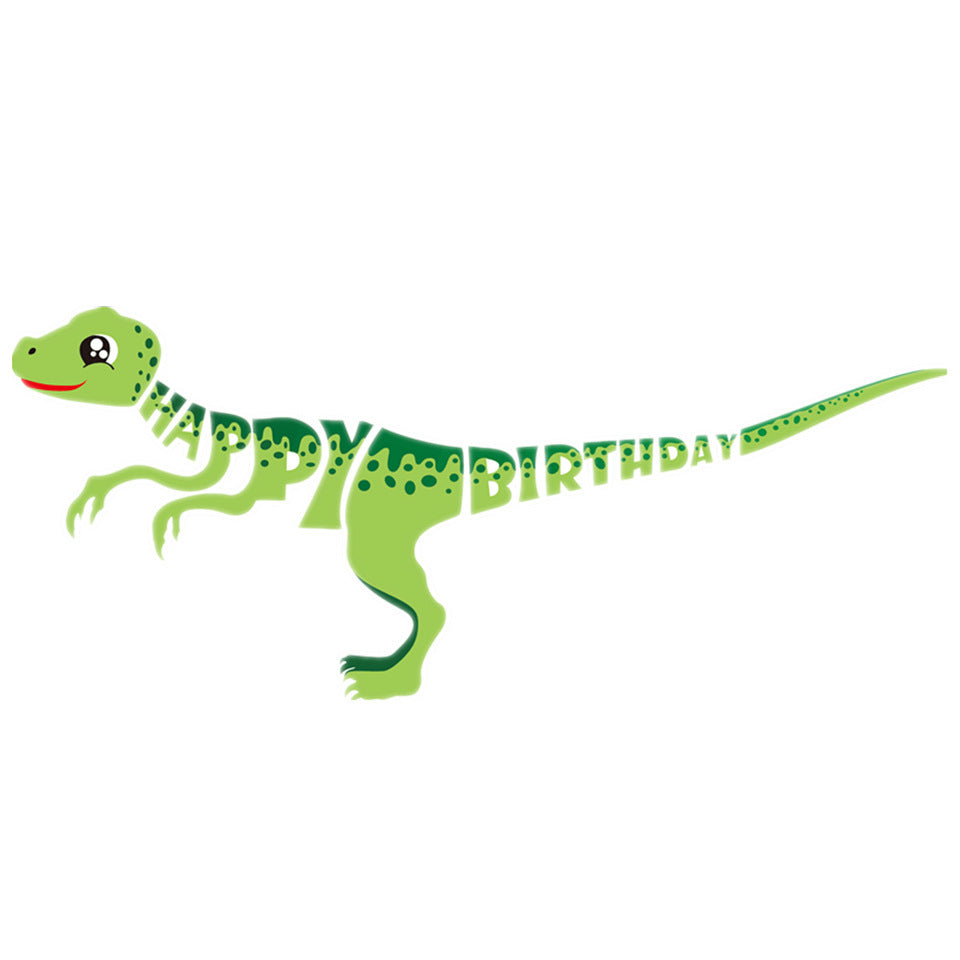 Dinosaur Birthday Party Decoration Banner