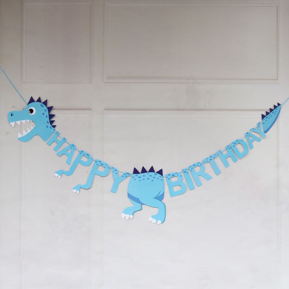 Dinosaur Birthday Party Decoration Banner