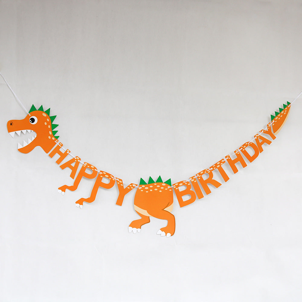 Dinosaur Birthday Party Decoration Banner