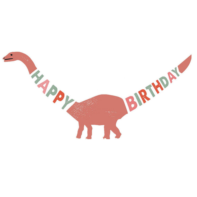 Dinosaur Birthday Party Decoration Banner