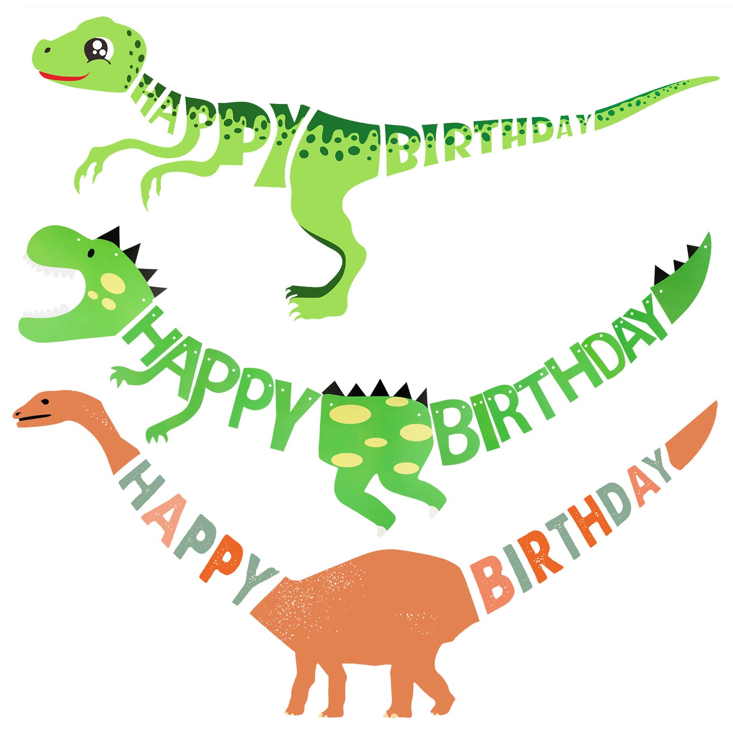 Dinosaur Birthday Party Decoration Banner