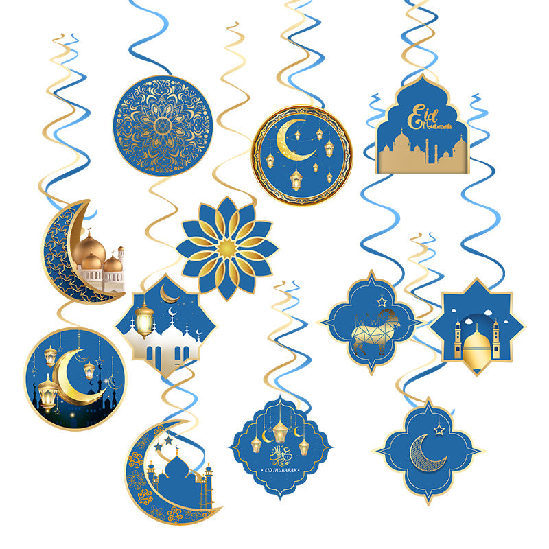 Eid Mubarak Theme Party Decoration Pendants