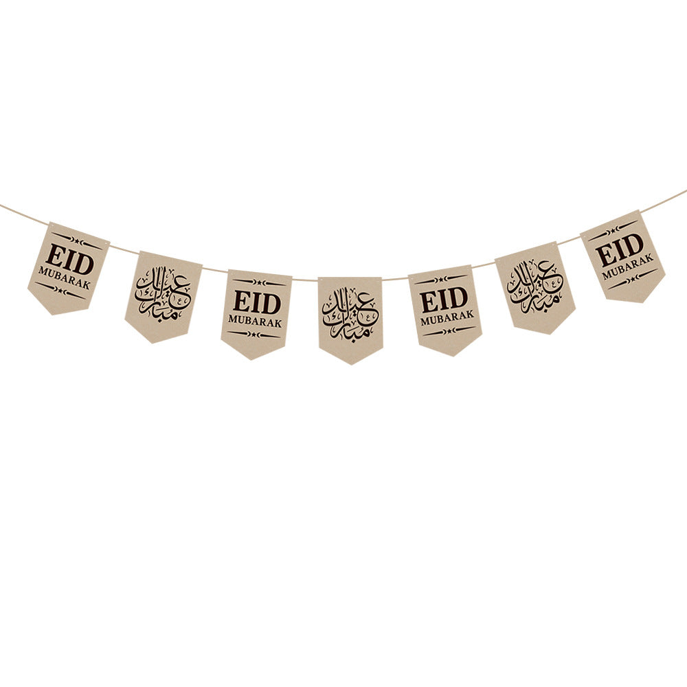 Eid Decorative Flag Banner with Sheep Charms