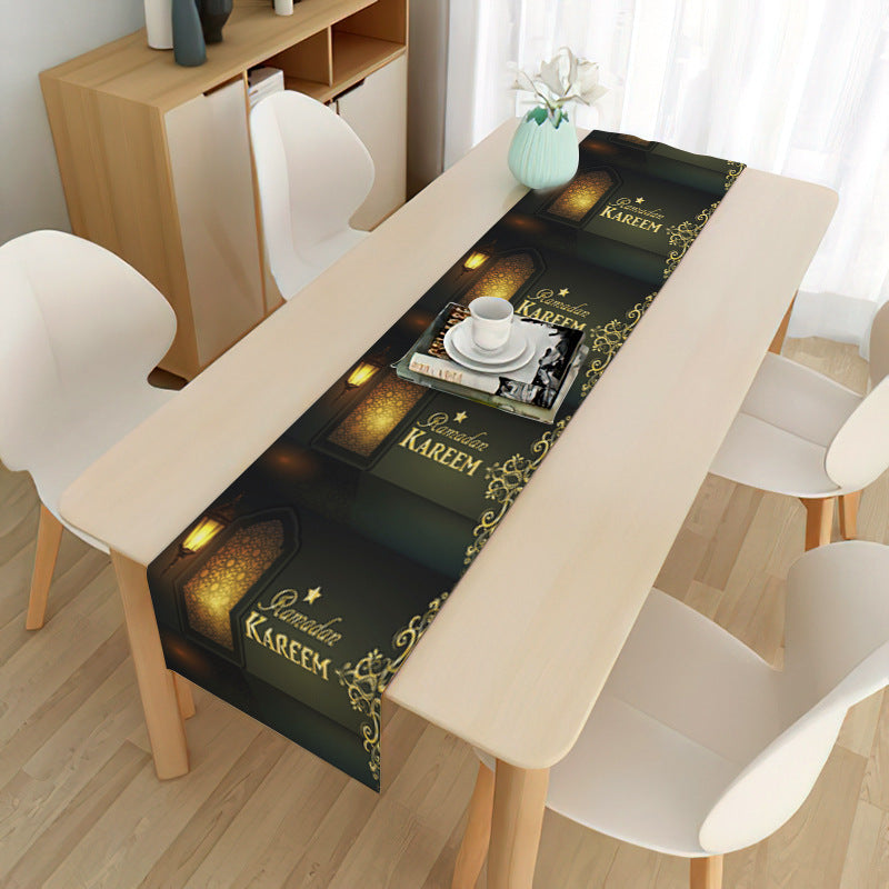 Home Muslim Ramadan Decorative Cloth Table