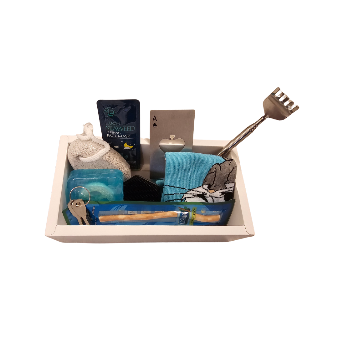 one for the man hamper box open